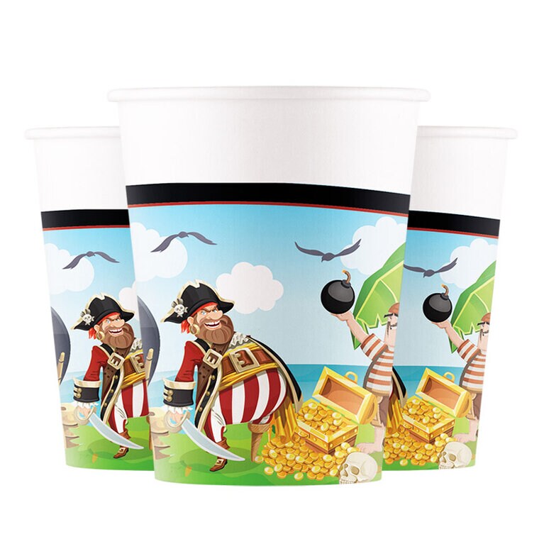 Product Image for Pirates Island - Pappmuggar 8-pack