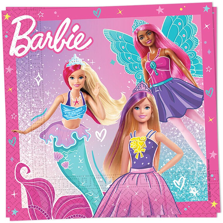 Product Image for Barbie - Servetter 20-pack