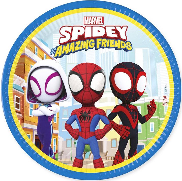 Product Image for Spidey And His Amazing Friends - Tallrikar 8-pack