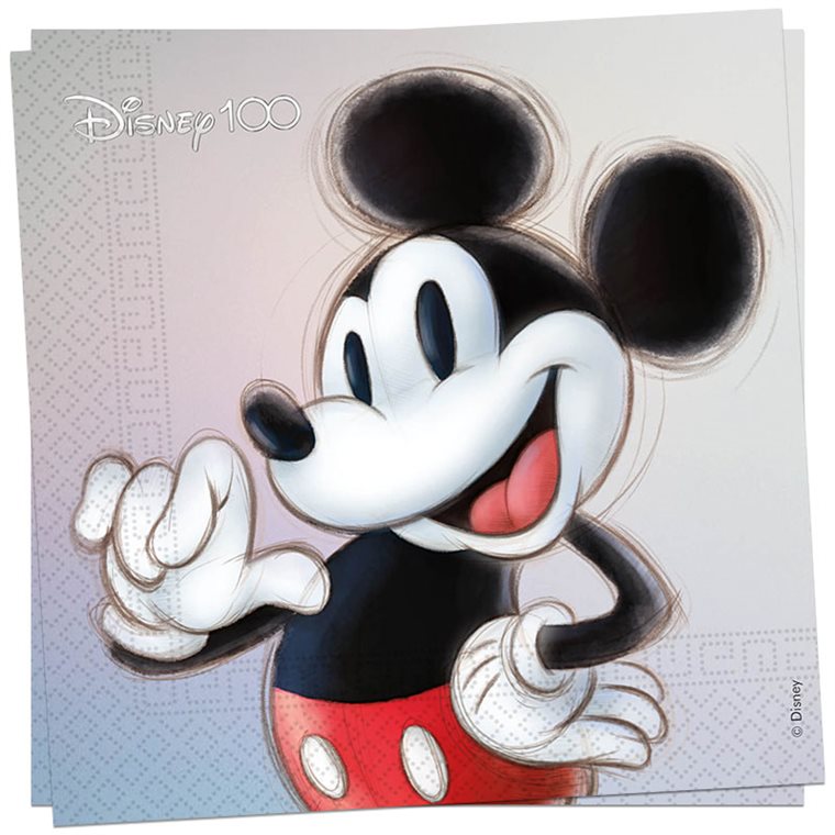 Product Image for Disney 100 Anniversary - Servetter Mickey 20-pack