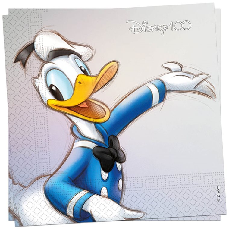 Product Image for Disney 100 Anniversary - Servetter Donald 20-pack