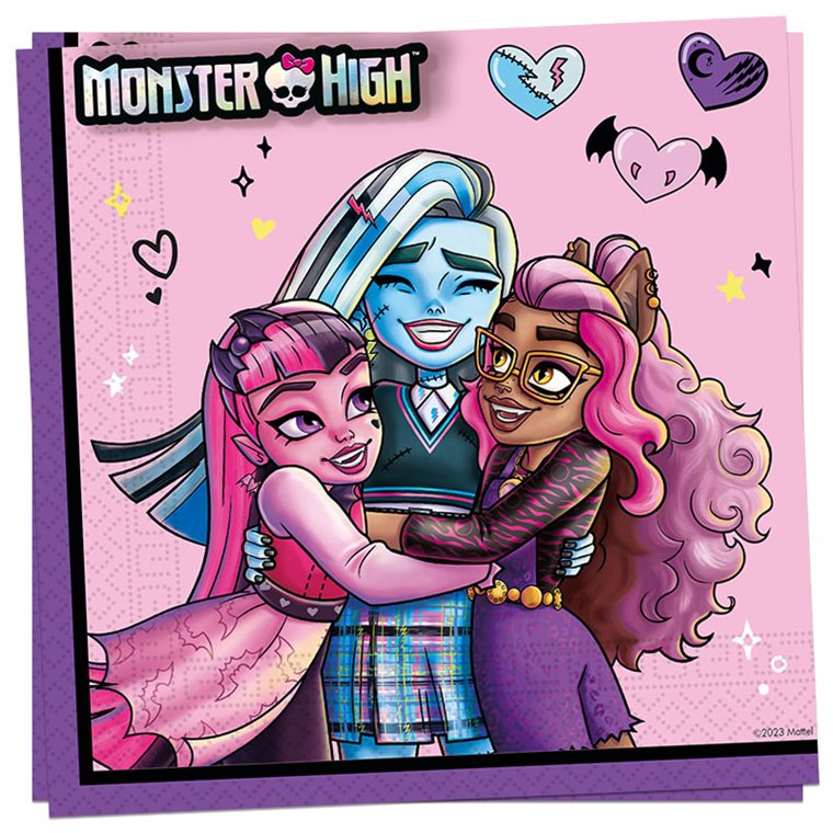 Product Image for Monster High - Servetter 20-pack