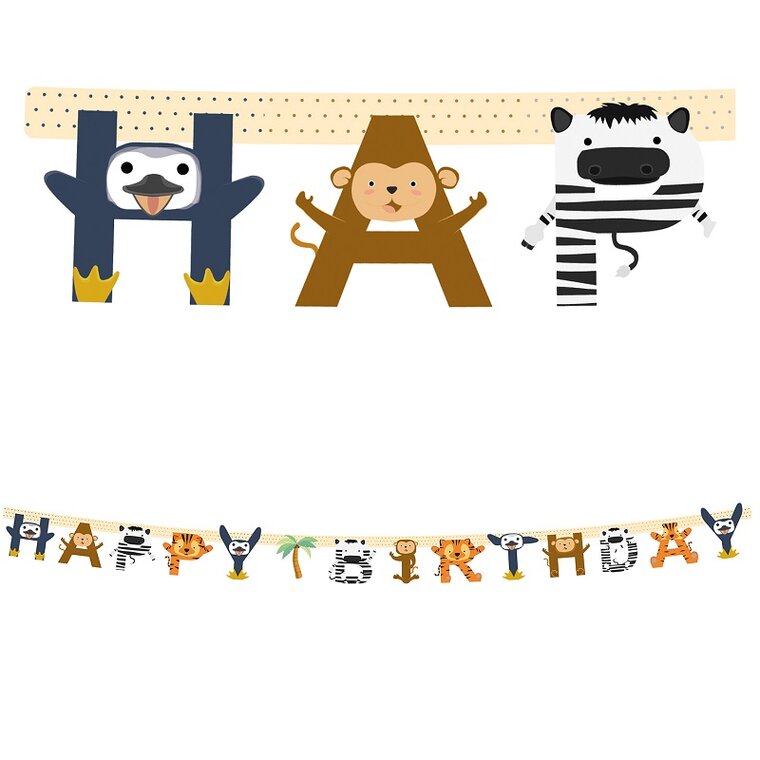 Product Image for Zoo Animals - Girlang Happy Birthday
