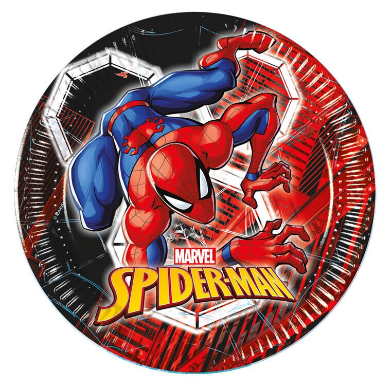 Product Image for Spiderman Assietter 8-pack