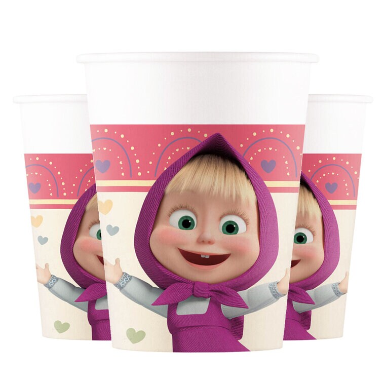 Product Image for Masha och Björnen - Pappmuggar 8-pack