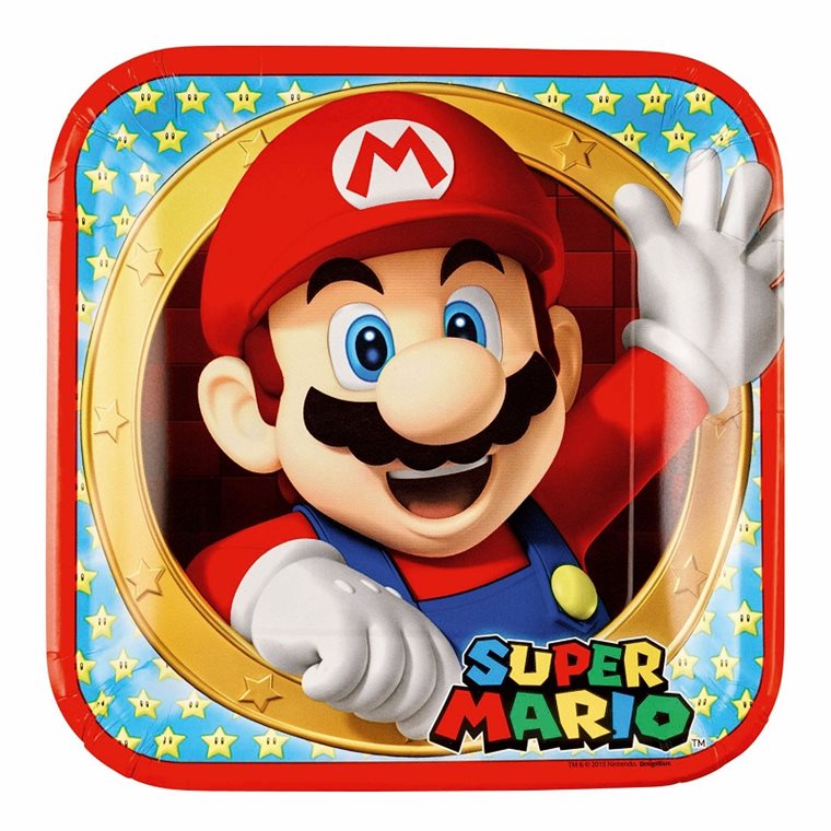 Product Image for Super Mario Bros - Tallrikar 8-pack
