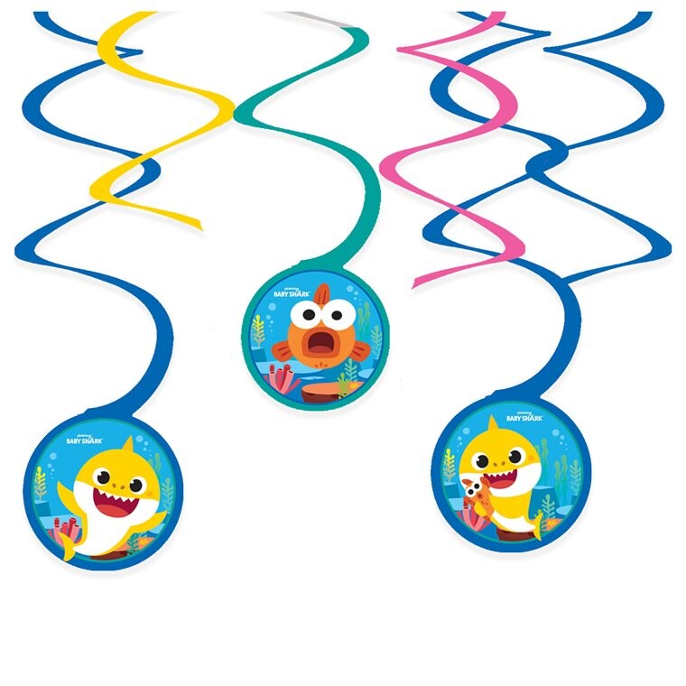 Product Image for Baby Shark - Hängande Swirl Dekorationer