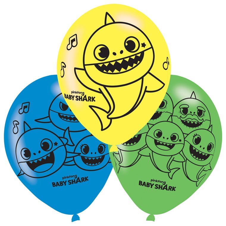 Product Image for Baby Shark - Ballonger 6-pack