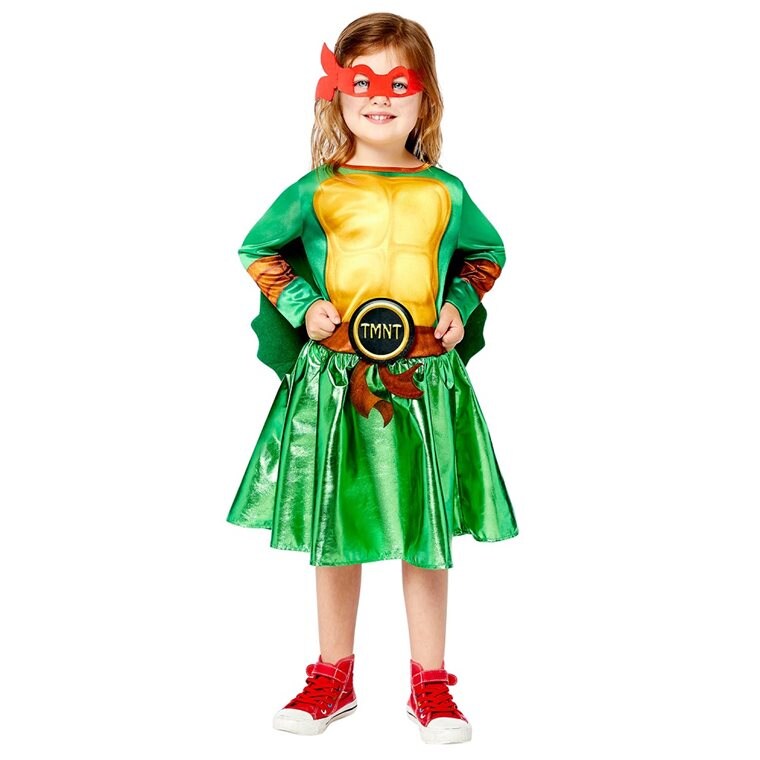 Product Image for Ninja Turtles Tjej Maskeraddräkt Barn 4-6 år (104-116 cm)