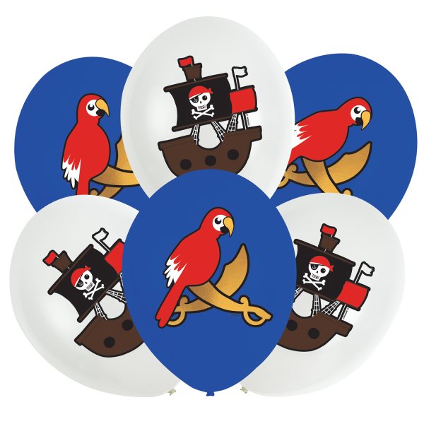 Product Image for Pirat - Ballonger 6-pack