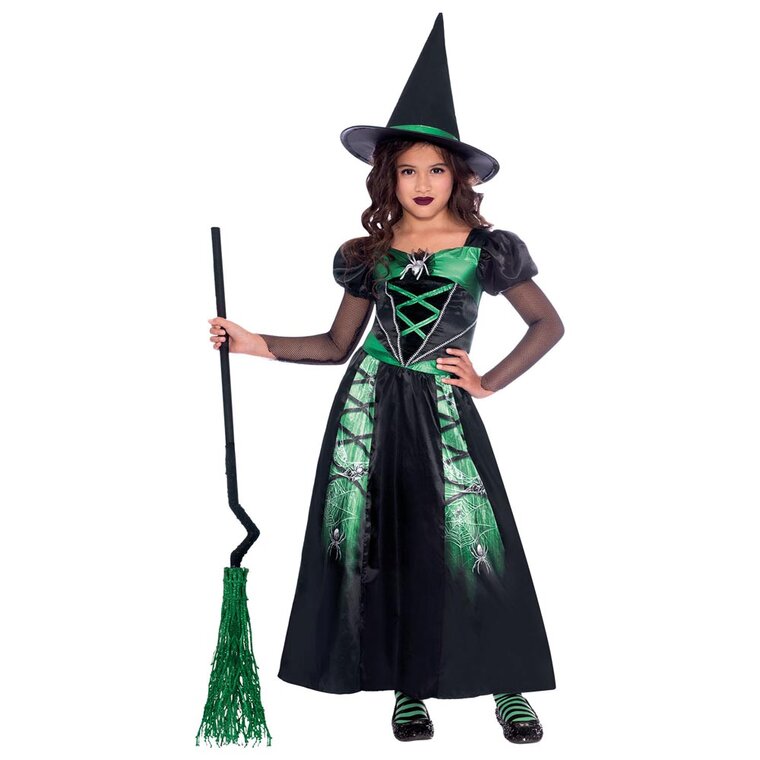 Product Image for Spider Witch Maskeraddräkt Barn 6-8 år