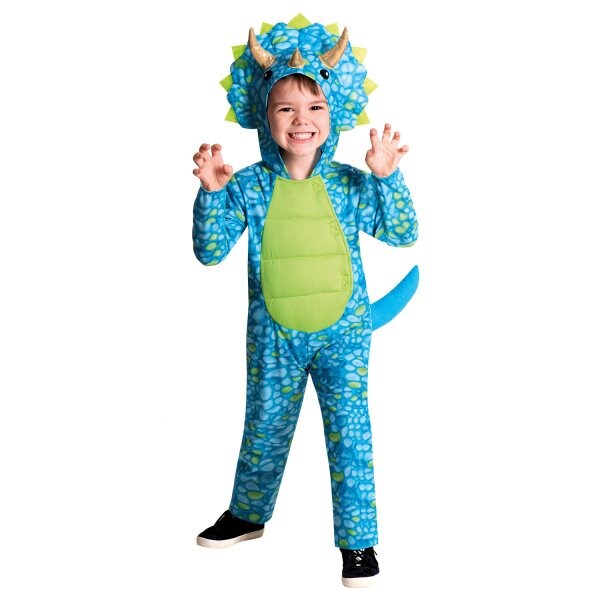 Product Image for Blue Dino Maskeraddräkt Barn 4-8 år