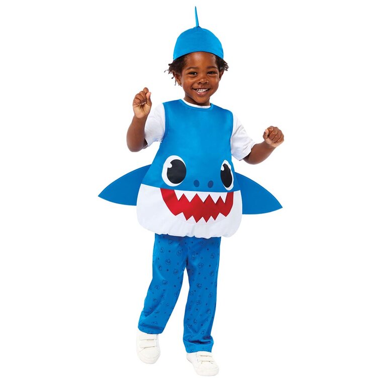 Product Image for Baby Shark Blå Maskeraddräkt Barn 3-4 år
