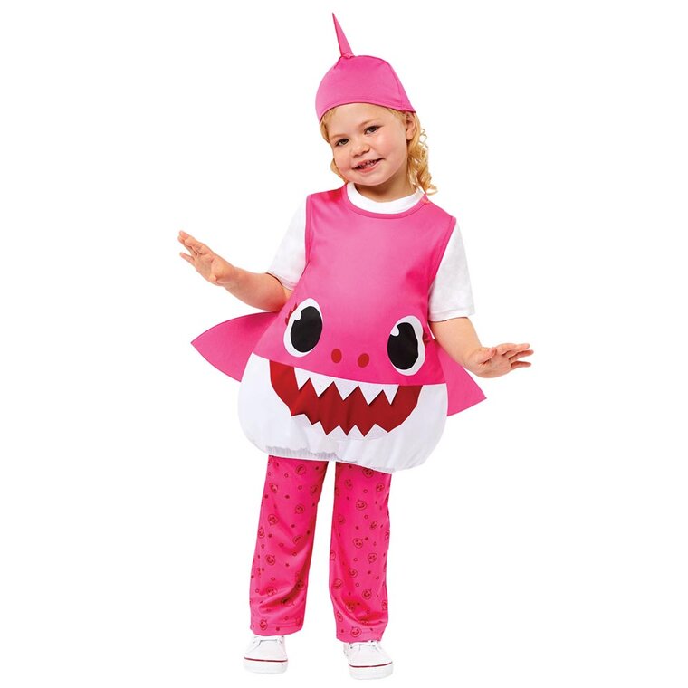 Product Image for Baby Shark Rosa Maskeraddräkt Barn 3-4 år