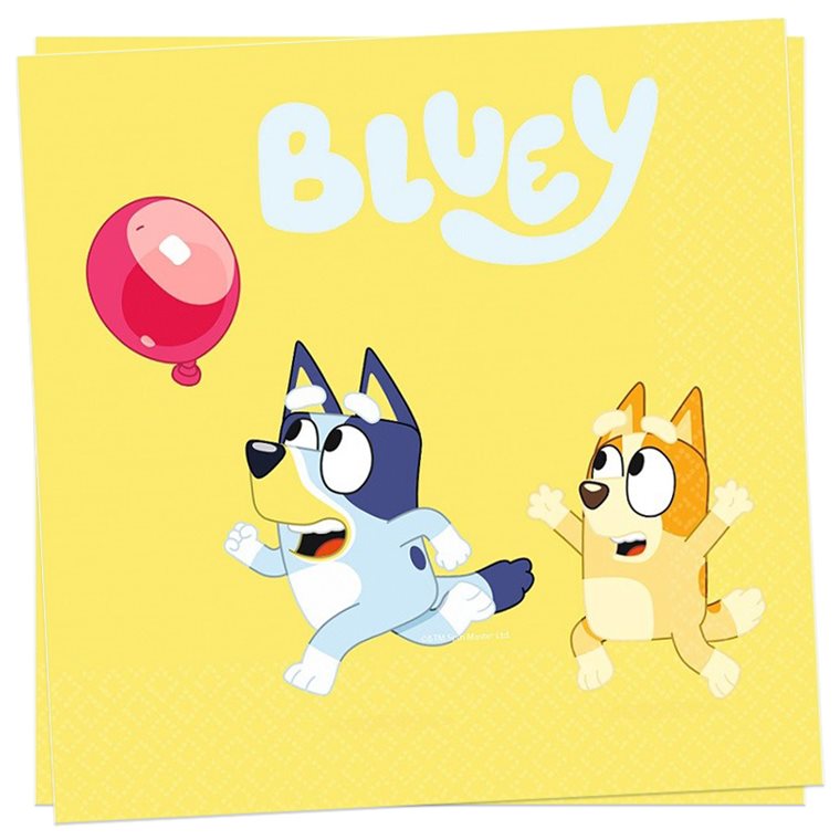 Product Image for Bluey - Servetter 16-pack