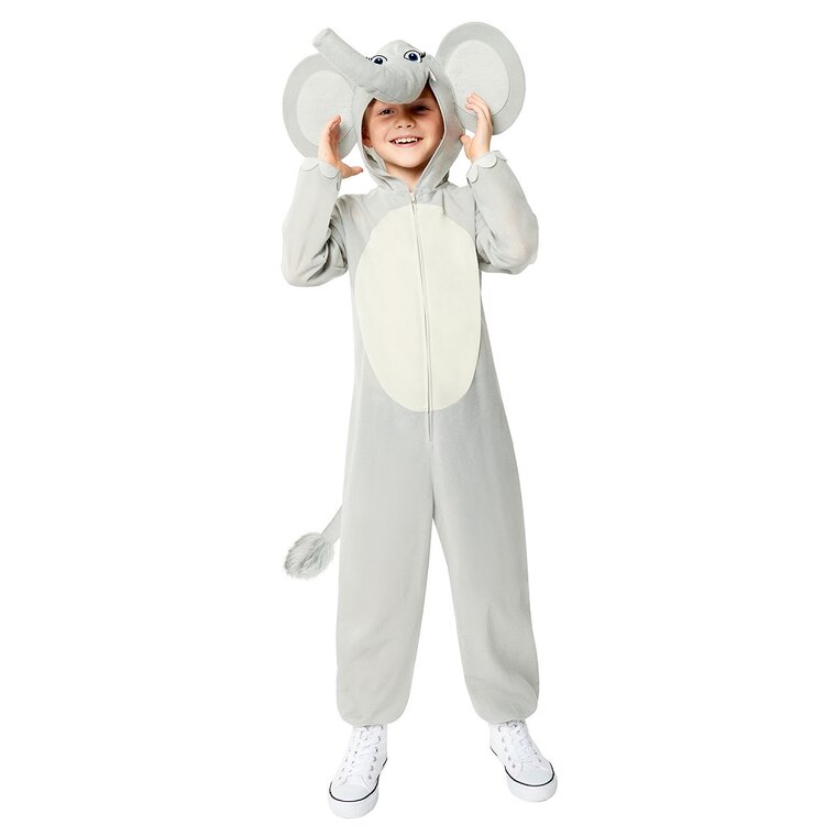 Product Image for Elefant Onepiece Maskeraddräkt Barn 4-6 år (104-116 cm)