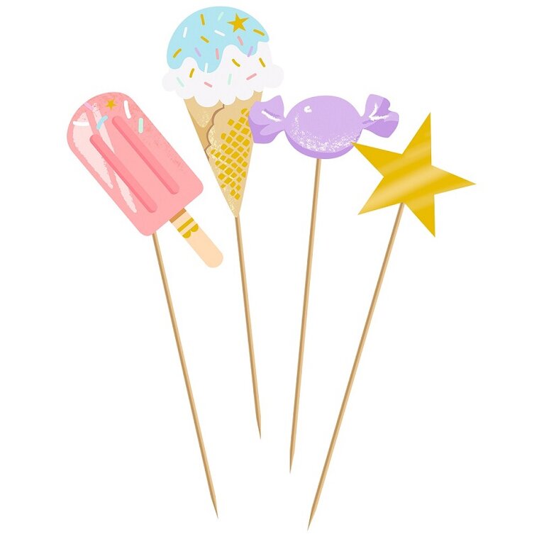 Product Image for Crazy Cake - Cake Toppers 8-pack