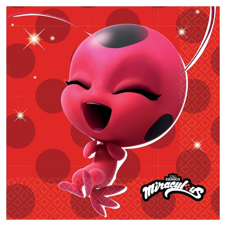 Product Image for Miraculous Ladybug - Servetter 16-pack