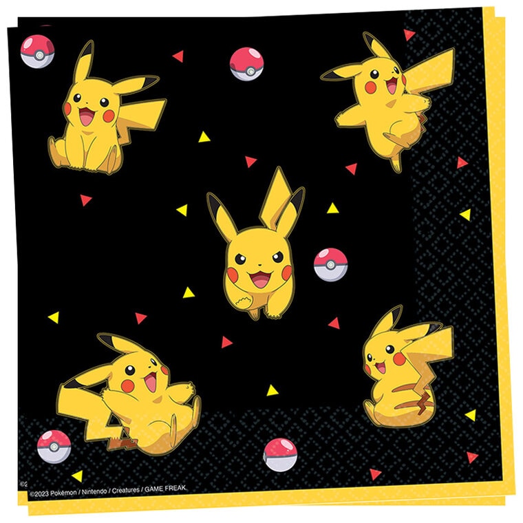 Product Image for Pokémon Pikachu - Servetter 16-pack