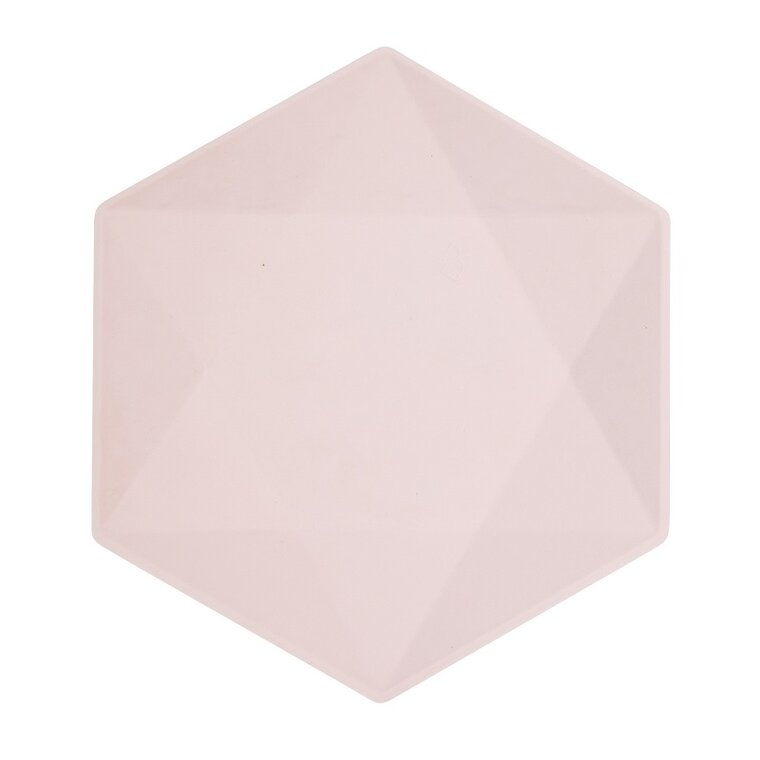 Product Image for Tallrikar Decor Premium Hexagon 26 cm Rosa 6-pack