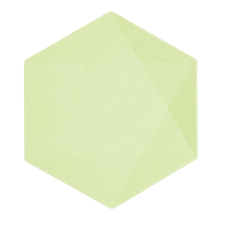 Product Image for Tallrikar Decor Premium Hexagon 26 cm Grön 6-pack
