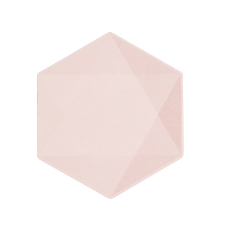 Product Image for Tallrikar Decor Premium Hexagon 21 cm Rosa 6-pack