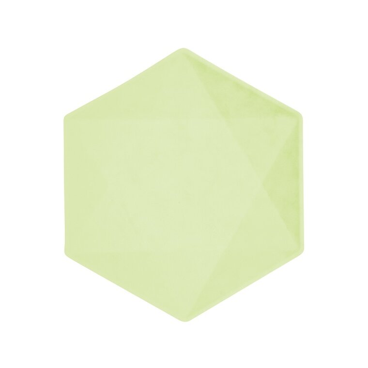 Product Image for Tallrikar Decor Premium Hexagon 21 cm Grön 6-pack