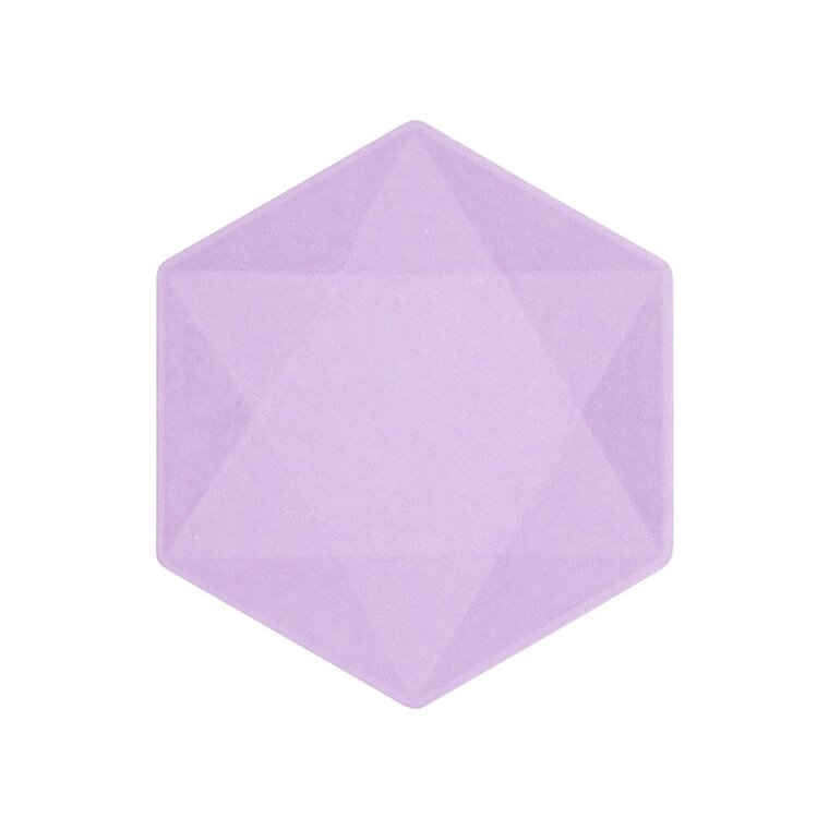 Product Image for Tallrikar Decor Premium Hexagon 21 cm Lila 6-pack