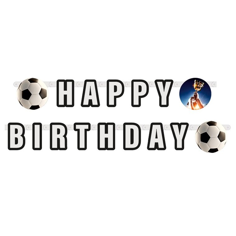 Product Image for Kick it! Fotboll - Girlang Happy Birthday 180 cm