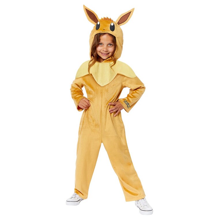 Product Image for Pokémon Eevee Jumpsuit Maskeraddräkt Barn 6-8 år (116-128 cm)