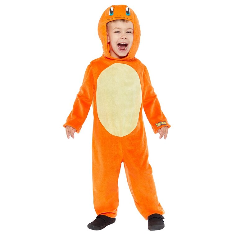 Product Image for Pokémon Charmander Jumpsuit Maskeraddräkt Barn 6-8 år (116-128 cm)