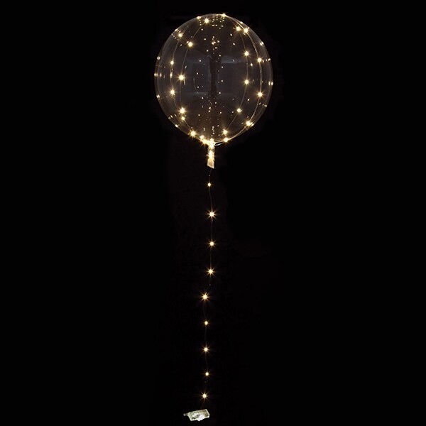Product Image for Clearz Crystal, Transparent ballong med vitt LED-ljus
