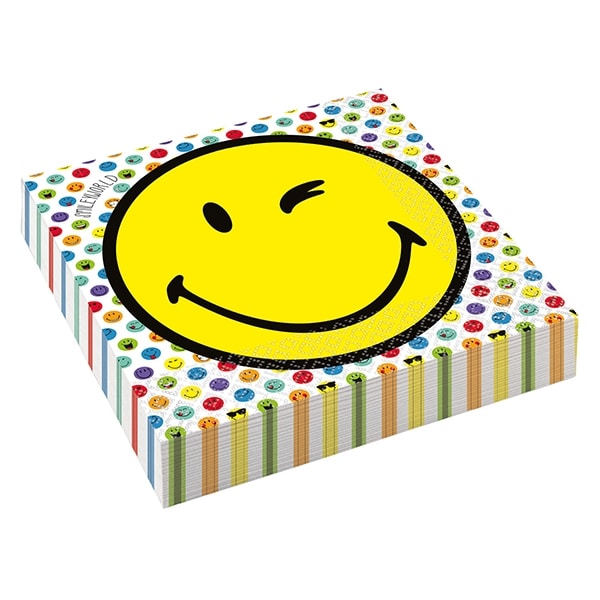 Product Image for Smiley World - Servetter 16-pack