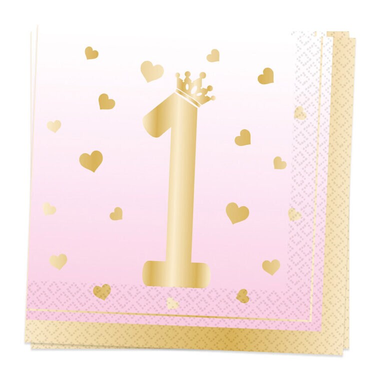Product Image for Rosaombre Servetter, 1 år 16-pack