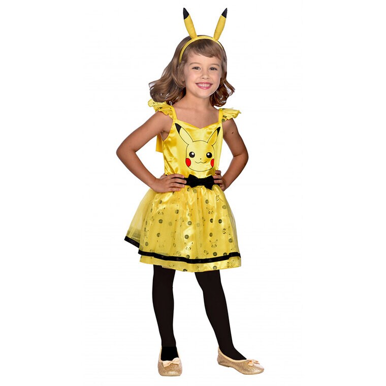 Product Image for Pokemon Pikachu Dress Maskeraddräkt Barn 4-10 år