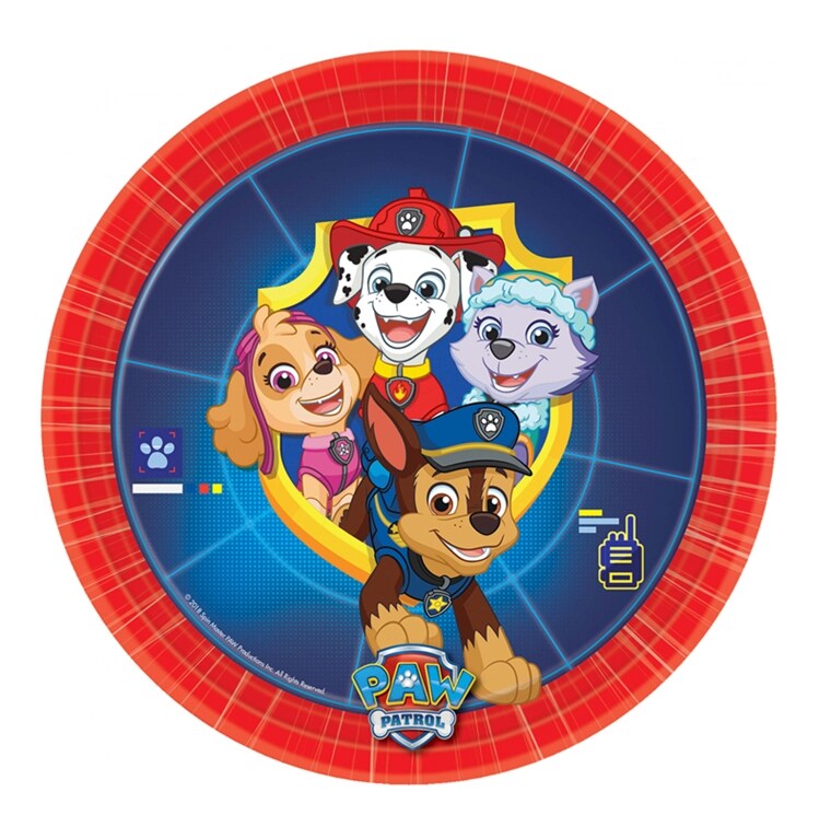 Paw Patrol, Assietter 8-pack