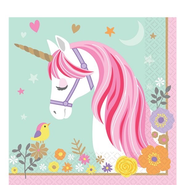 Product Image for Magical Unicorn - Servetter 16-pack