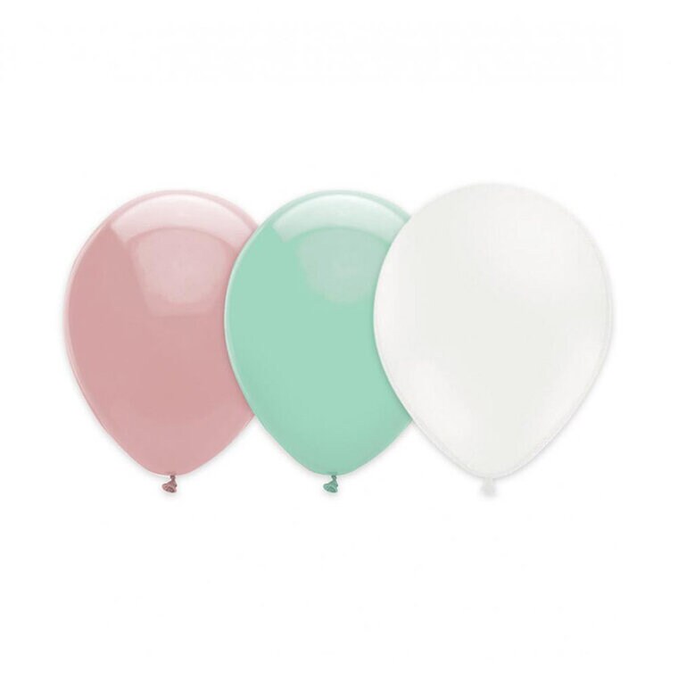 Product Image for Ballongkombo, Rosa-Mintgrön-Vit 15-pack
