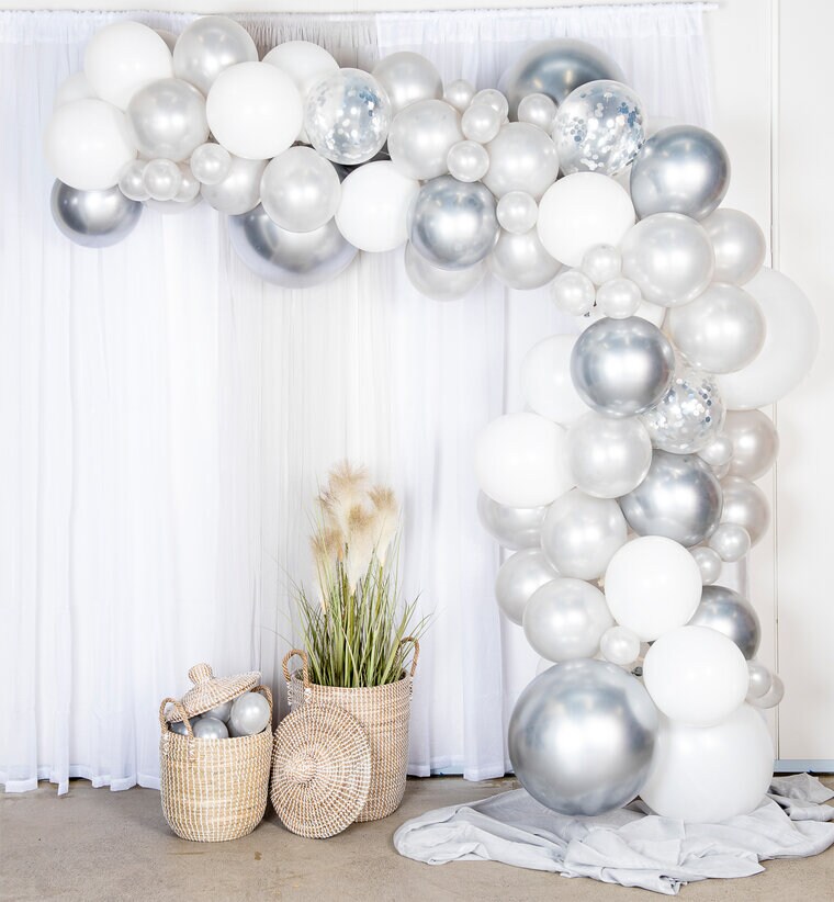 Product Image for DIY Ballongbåge Silver Chrome