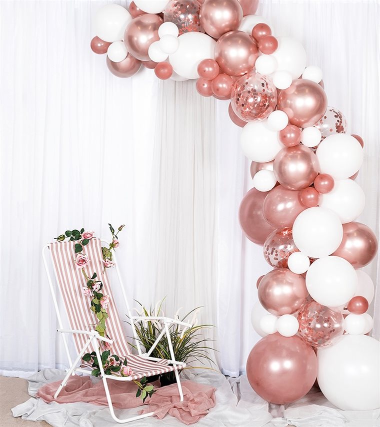 Product Image for DIY Deluxe Ballongbåge - Roséguld/Vit