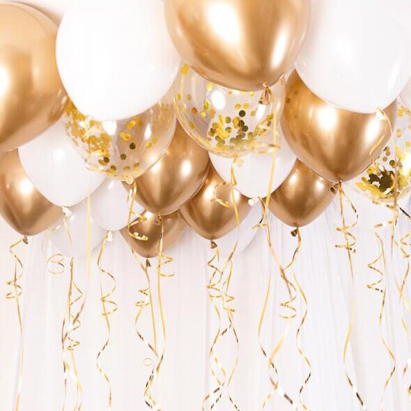 Product Image for Ballongkit till tak - Guld/Chrome