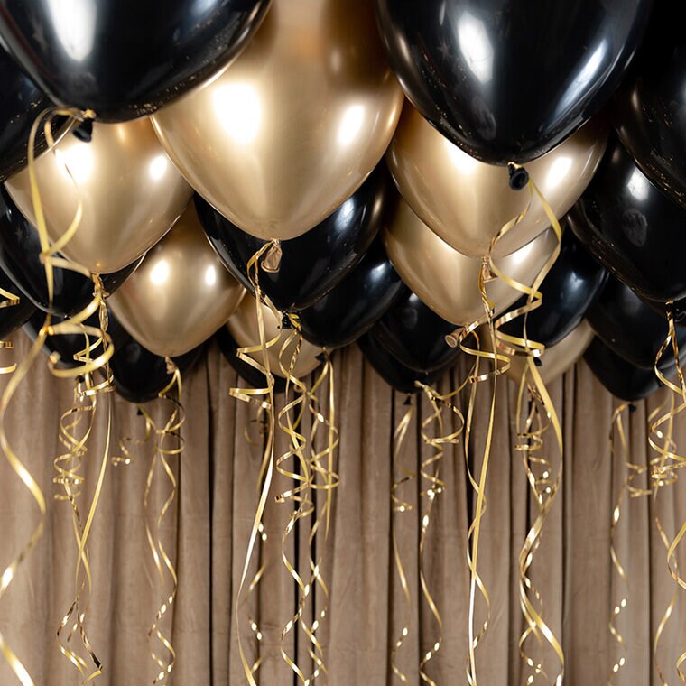 Product Image for Ballongkit till tak - Svart/Guld