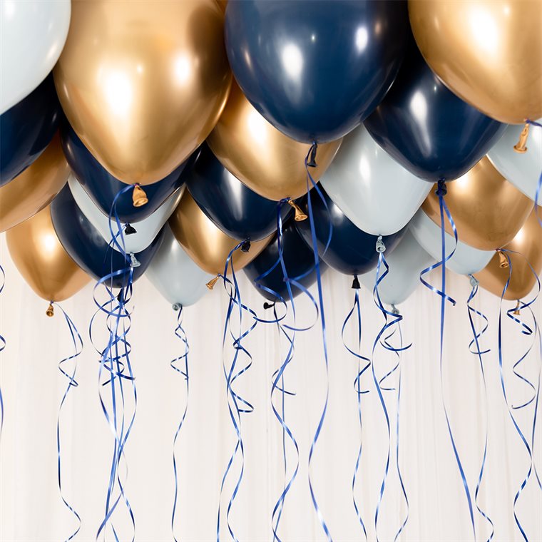 Product Image for Ballongkit till tak - Mörkblå/Guld