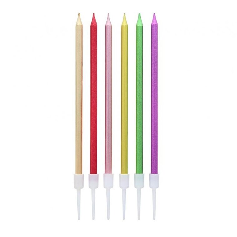 Product Image for Tårtljus - Metallic 6-pack