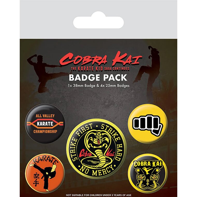 Product Image for Cobra Kai - Knappar 5-pack