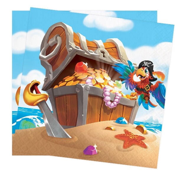 Product Image for Pirates Treasure - Servetter 16-pack