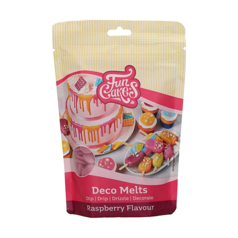 Product Image for FunCakes - Deco Melts Hallonsmak 250 gram