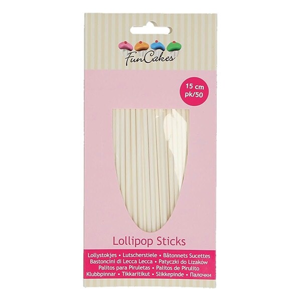 Product Image for FunCakes - Cakepopspinnar 15 cm 50-pack
