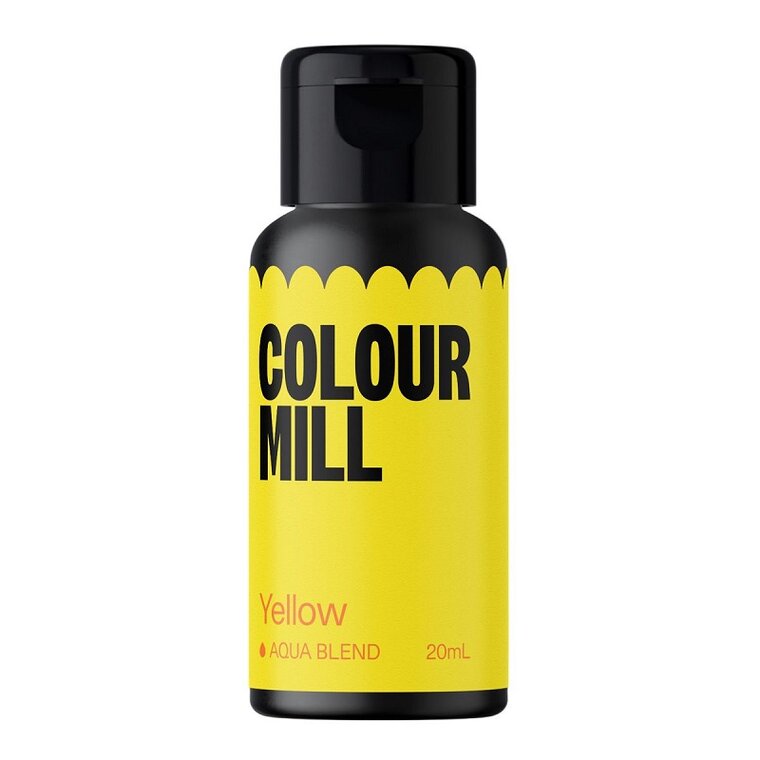 Product Image for Colour Mill - Vattenbaserad ätbar färg gul 20 ml
