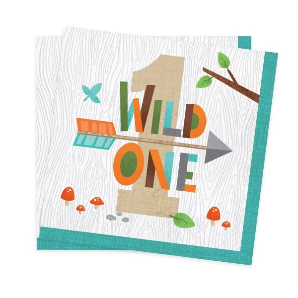 Product Image for Woodland Animals - Servetter 1 år 16-pack